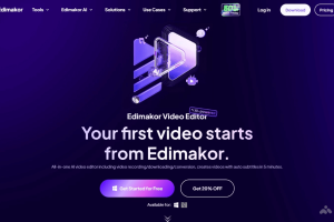Edimakor – HitPaw 推出的全能AI视频编辑软件