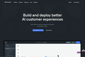 Voiceflow – 无代码对话式AI平台，创建设计复杂对话流程的AI代理