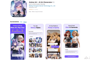 Anime Art – AI绘画应用，文本提示生成动漫风格图像