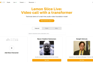 Lemon Slice Live – Lemon Slice 推出的实时视频聊天AI工具