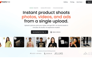 PhotoFox AI – AI图像和视频生成工具，支持品牌定制模型