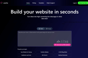 ezsite AI – 零代码AI驱动的网站与应用构建平台