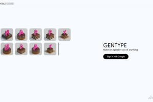 GenType – 谷歌实验室推出的AI艺术字母生成器