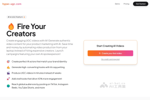 hyper-ugc – AI 驱动的 UGC 视频创作平台