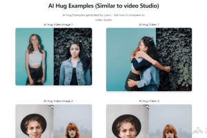 AI Hug – 静态照片转换成动态拥抱视频的AI在线平台