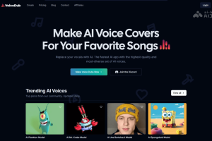 VoiceDub – AI歌曲翻唱平台，提供超10000种风格、语言的AI人声音色
