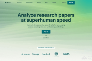 Elicit – 研究学者的AI助手，智能文献搜索自动总结