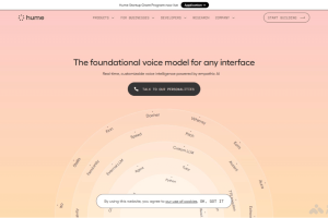 Hume AI – AI语音对话机器人，专注于理解情绪感知和表情测量