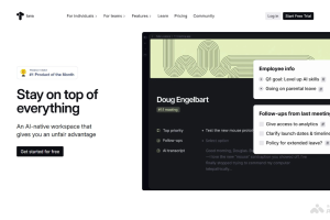 Tana – AI笔记和知识管理平台，支持将笔记转为行动项
