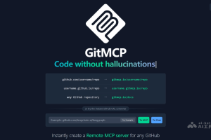 GitMCP – 开源MCP服务器，可将GitHub仓库转为实时文档中心