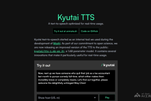 Kyutai TTS – Kyutai Labs推出的流式文本转语音技术