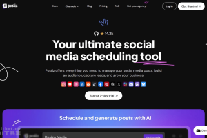 postiz – AI社交媒体管理工具，协助用户管理多社交媒体发布、分析、拓展