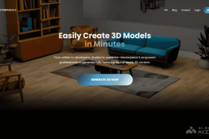 Masterpiece X – AI 3D建模平台，支持从概念到模型生成全流程操作
