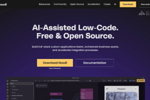 Noodl – AI开发平台，通过拖拽组件和连接节点构建应用