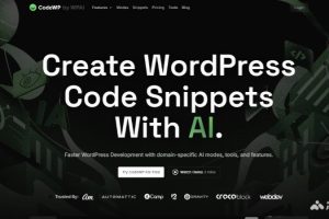 CodeWP – AI驱动自动化WordPress开发的平台
