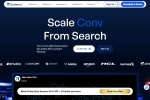 Scalenut – AI内容营销平台，自动化优化内容提升SEO排名