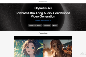 SkyReels-A3 – 昆仑万维推出的数字人视频生成模型