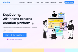 DupDub – AI内容生成平台，高效制作视频、文本和音频内容