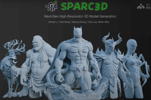 Sparc3D – 南洋理工等机构推出的3D模型生成框架
