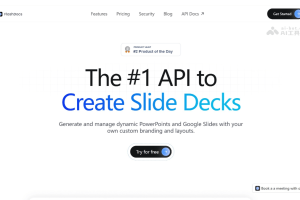 FlashDocs – AI演示文稿生成工具，根据动态数据生成内容