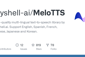 MeloTTS – MyShell AI推出的多语言文本到语音转换工具