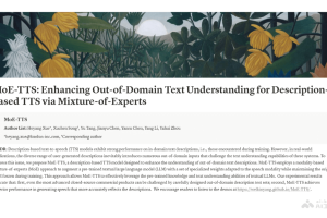 MoE-TTS – 昆仑万维推出的语音合成框架