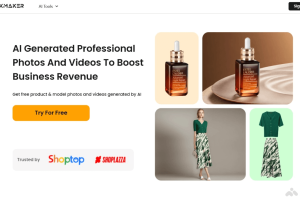 PIXMAKER – AI图像处理平台，一键生成专业级产品照片和模特视频