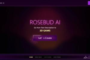 ROSEBUD AI – AI游戏开发平台，文本描述快速构建 3D 游戏