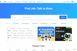bossjob – AI招聘平台，面向全球支持多语言实时精准翻译