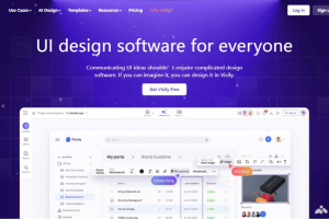Visily – AI驱动的UI设计工具，文本转换成UI设计图和流程图