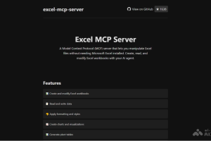 Excel MCP Server – 基于MCP的Excel处理工具