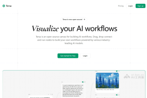 Tersa – 免费AI工作流构建平台，通过拖放方式连接