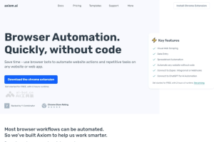 axiom.ai – 可视化创建机器人自动处理任务的Chrome扩展程序