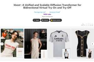 Voost – 创新的双向虚拟试穿和试脱AI模型