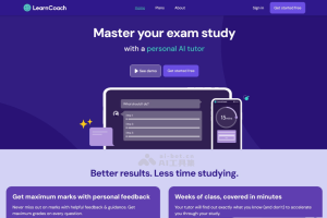 LearnCoach – 专为 K12 学生设计的AI学习辅导平台