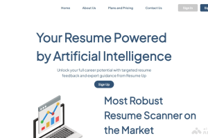 ResumeUp – AI简历生成与优化工具，对话式交互创建专业简历