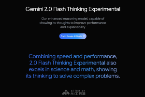 Gemini 2.0 Flash Thinking – 谷歌推出的最新推理模型，支持百万上下文展示思考路径