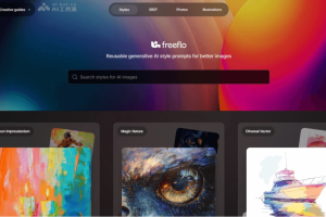freeflo – 在线AI绘画提示词灵感库，适用于Midjourney等多个平台