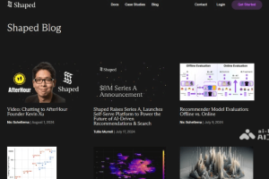 Shaped – 支持个性化推荐的AI搜索引擎