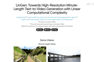 LinGen – Meta联合普林斯顿大学推出的文本到视频生成框架