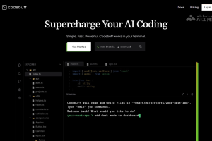 CodeBuff – AI编程辅助工具，自动补全代码、提供优化建议