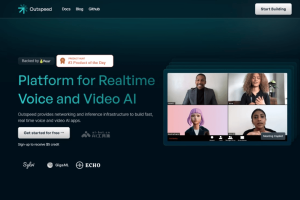 Outspeed – 支持构建实时语音和视频AI应用的平台