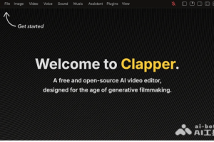 Clapper – 免费开源的可视化AI视频编辑工具