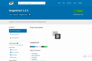 LangExtract – 谷歌开源的结构化信息提取工具
