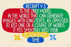 Recraft V3 – Recraft推出的AI文本到图像生成模型