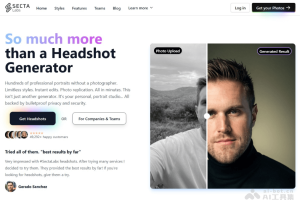 Secta Labs – AI头像生成平台，通过少量自拍照生成数百张不同风格的头像