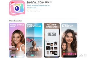 BeautyPlus – AI图像处理应用，支持视频编辑、图像转换与增强等功能