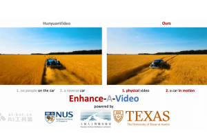 Enhance-A-Video – 上海AI Lab 联合新加坡国立等推出的视频生成质量增强算法