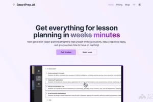 SmartPrep.AI – AI教学辅助平台，提供助教Agent高效备课、定制化学生学伴