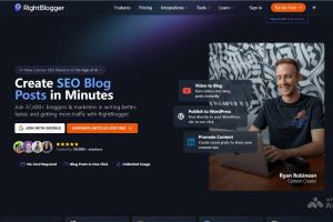 RightBlogger – AI内容创作平台，一键优化SEO文章